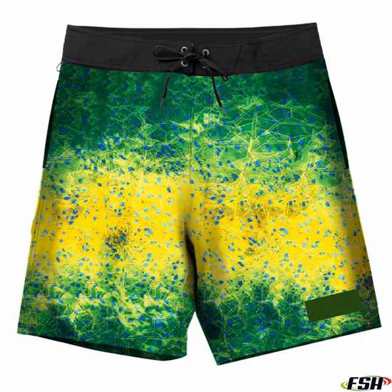 Polyester Micro Fiber Fabric with Print for Beach Shorts