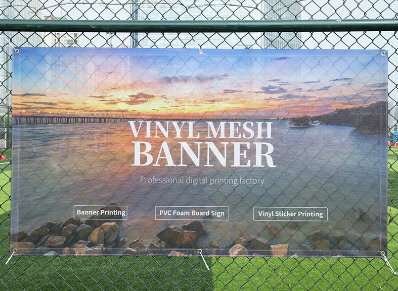 Digital Printing Custom Vinyl Mesh PVC Fence Banner