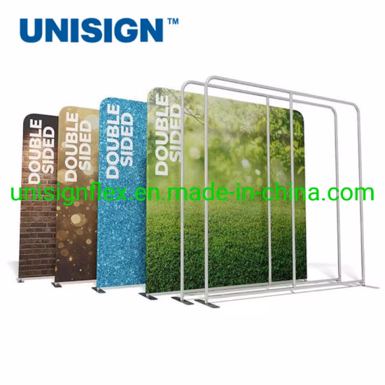Impressão de sublimação UV/tintura preto Backdrop Backdrops Tecido 260GSM, Têxtil de pouca tensão para exibição ou moldura