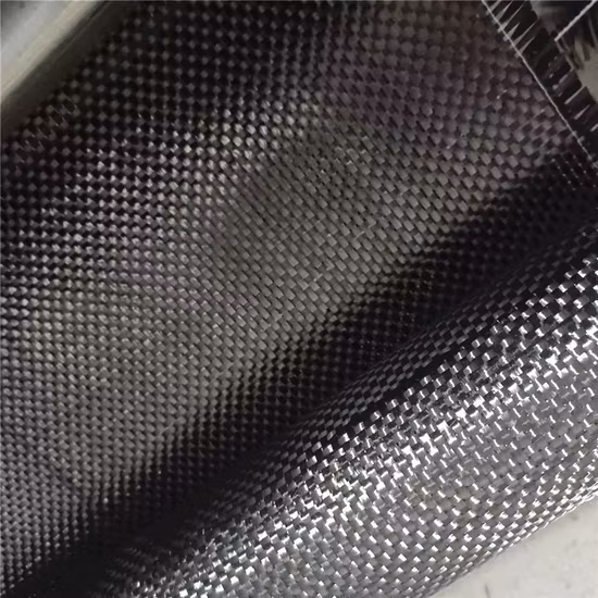 China Fábrica Tecido Jacquard de Fibra de Aramida Amarelo Preto em Forma I de Fibra de Carbono em Forma de H 3K Tecido Híbrido de Carbono de Aramida