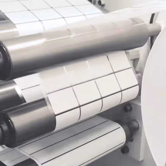 Etiquetas impressas em papel adesivo térmico direto autoadesivo para envio