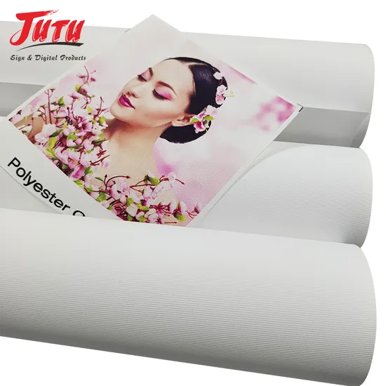 Tela de banner têxtil para impressão digital a jato de tinta Jutu Lona de algodão com impressão digital